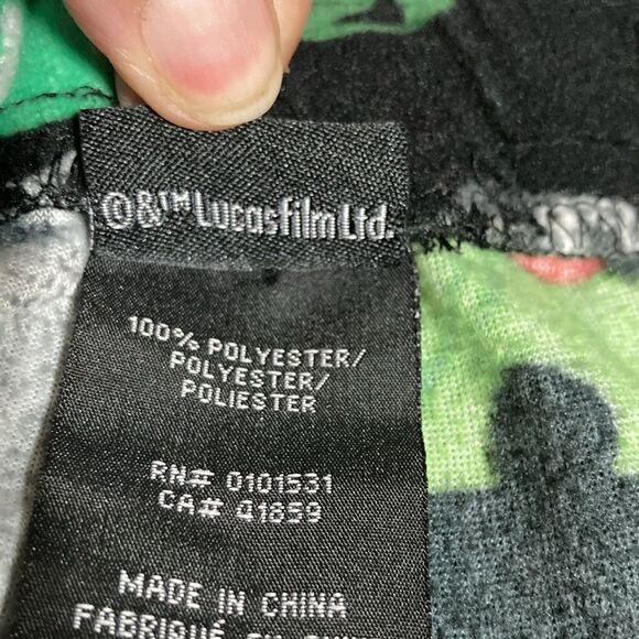 STAR WARS Velour PJ Pajama Sleep Lounge Pants with Pockets Mens Medium - Picture 8 of 10